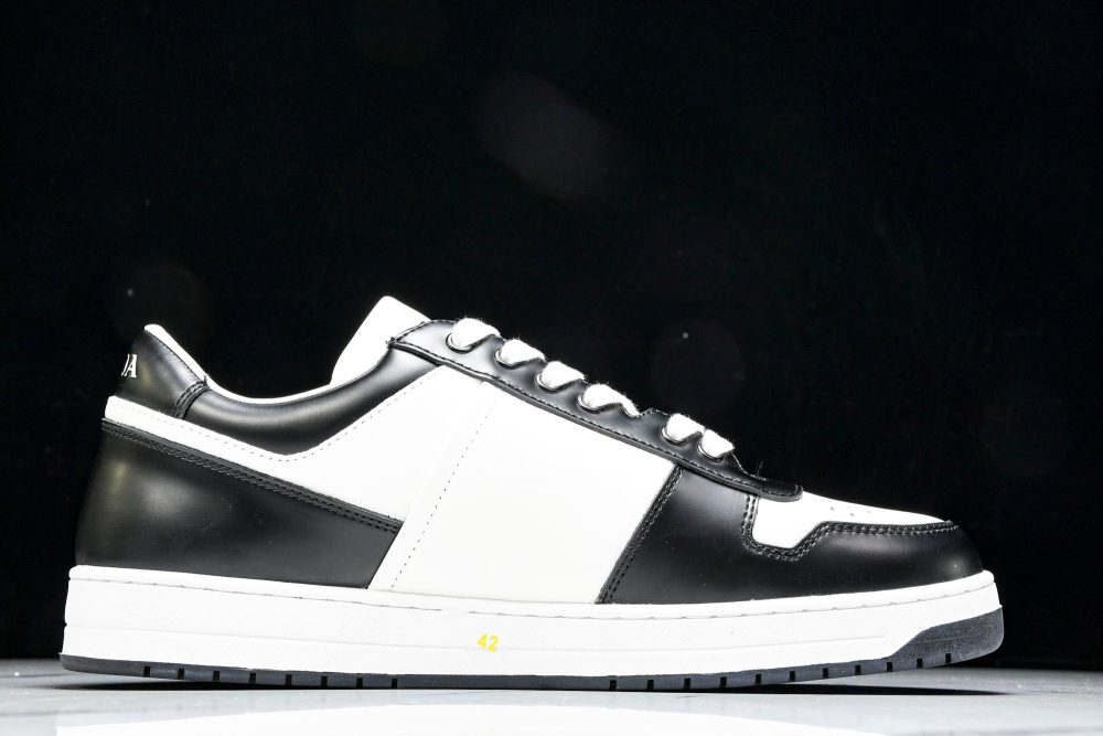 Prada Downtown Sneaker 'White Black' - Image 3