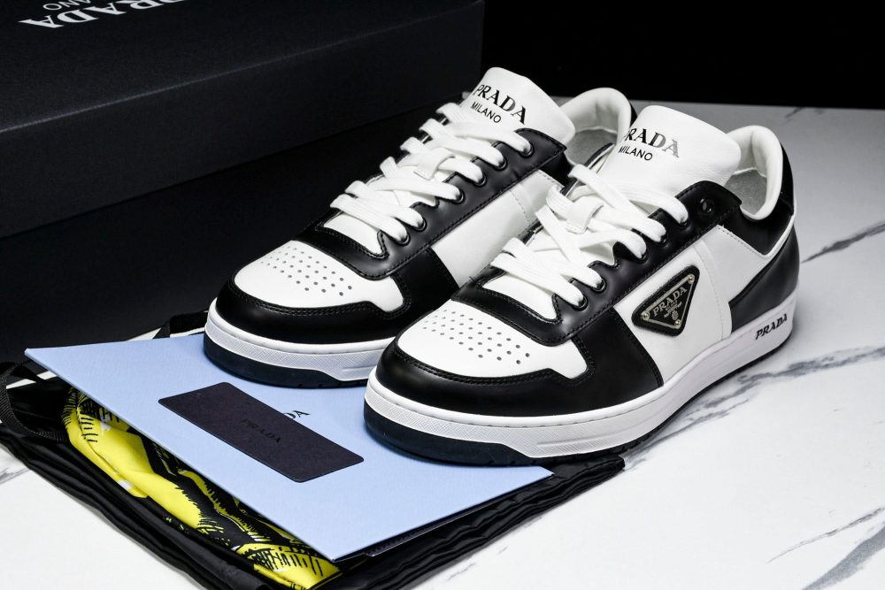 Prada Downtown Sneaker 'White Black' - Image 31