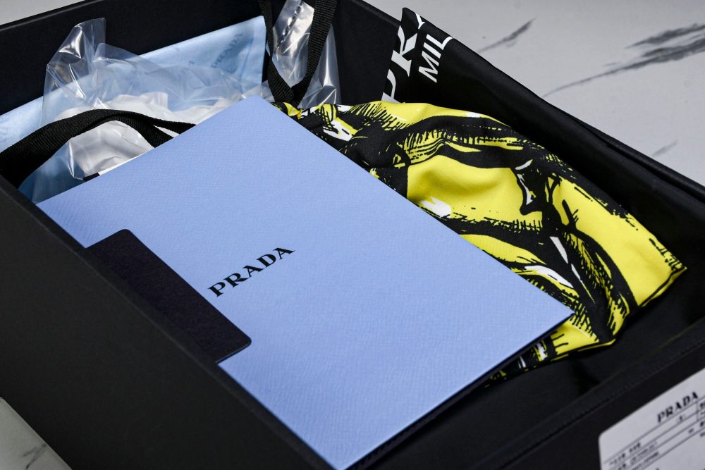 Prada Downtown Sneaker 'White Black' - Image 32