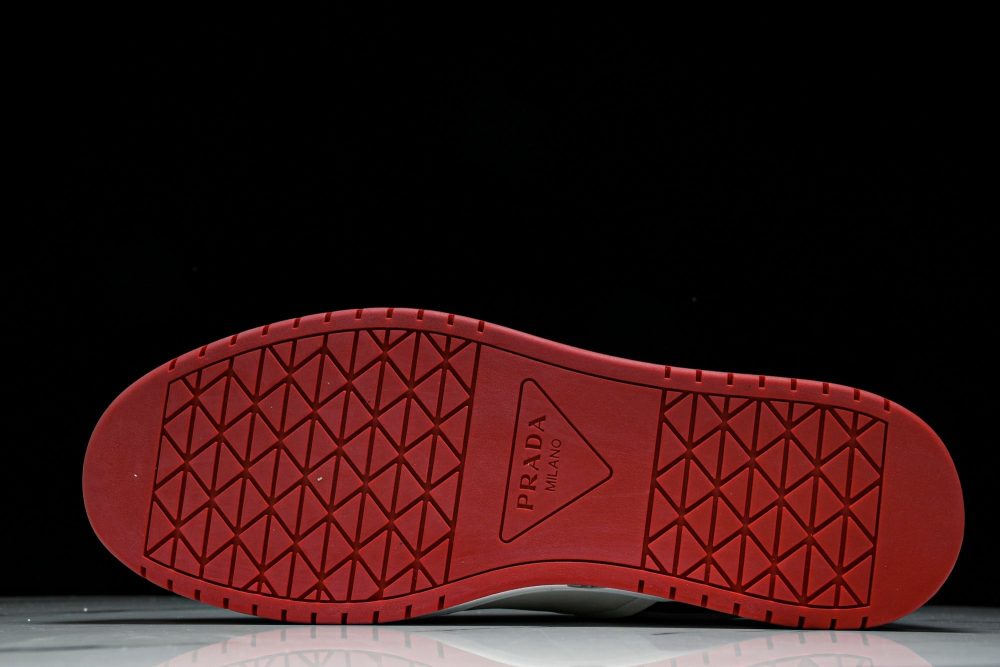 Prada Downtown Sneaker 'White Red' - Image 3