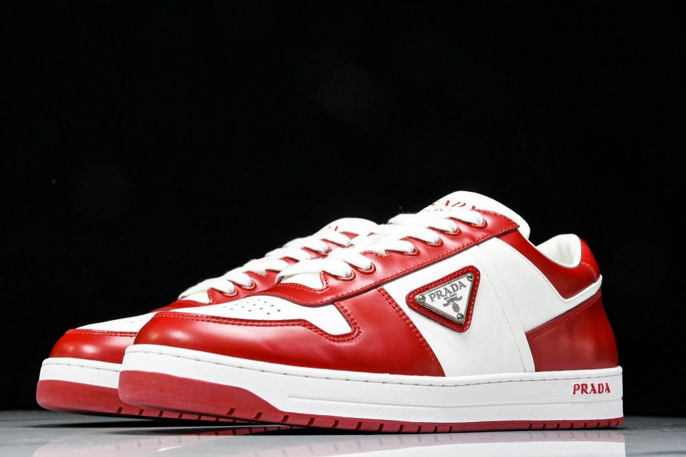 Prada Downtown Sneaker 'White Red' - Image 16