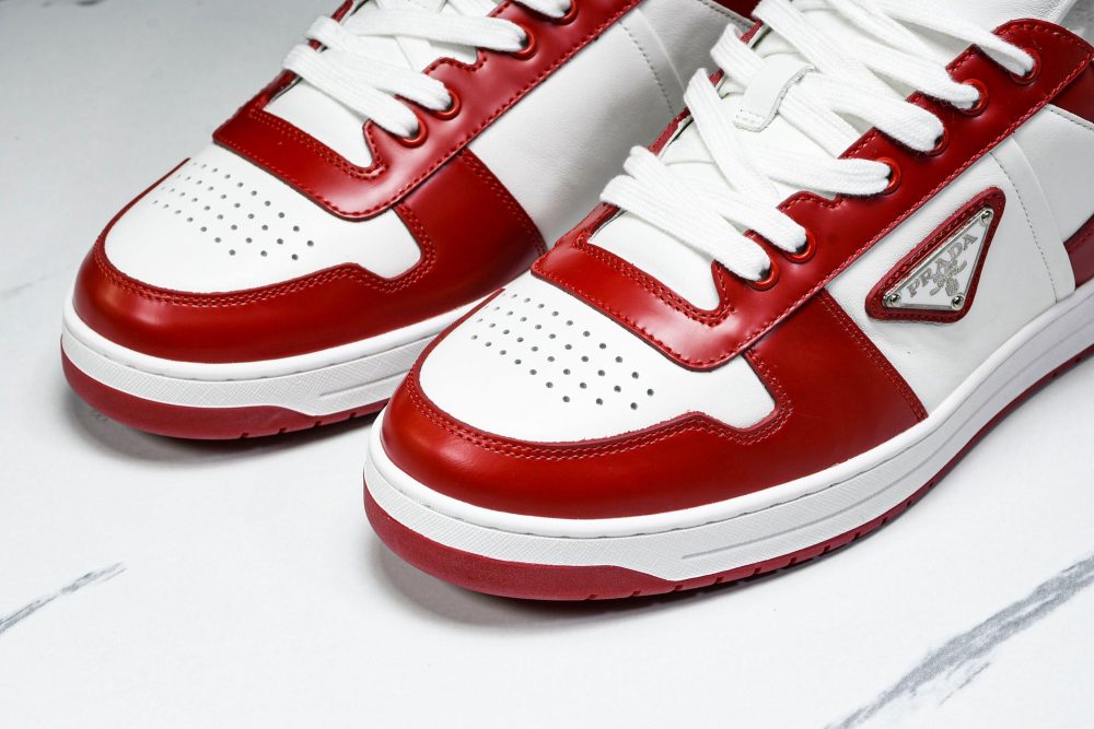 Prada Downtown Sneaker 'White Red' - Image 39