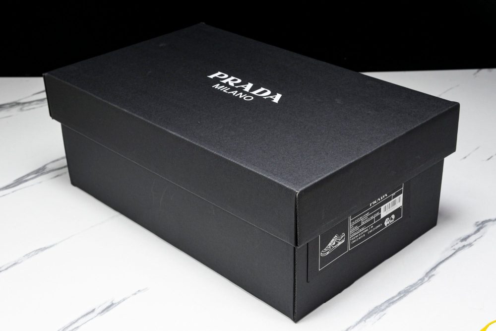 Prada Downtown Sneaker 'White Yellow' - Image 22