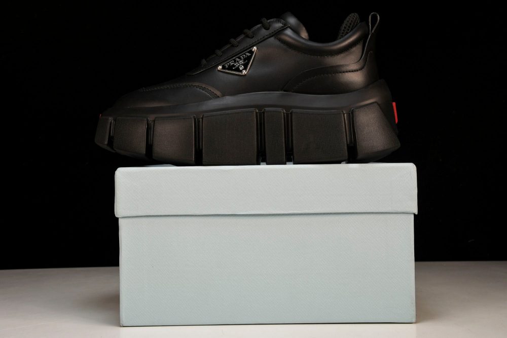 Prada Platform Chunky Sneaker 'Black' - Image 22