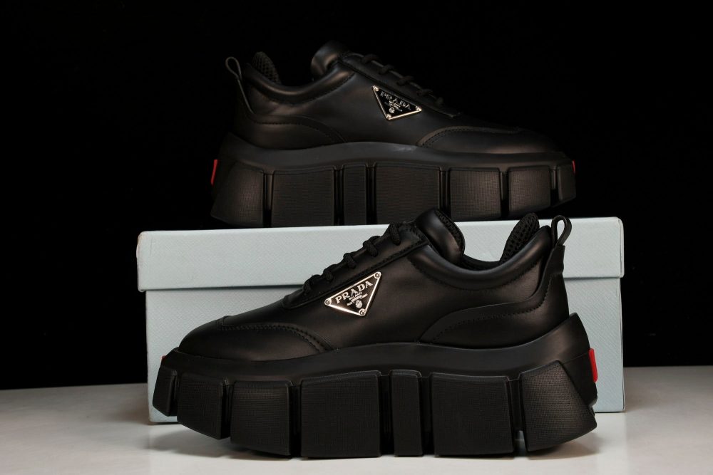Prada Platform Chunky Sneaker 'Black' - Image 19