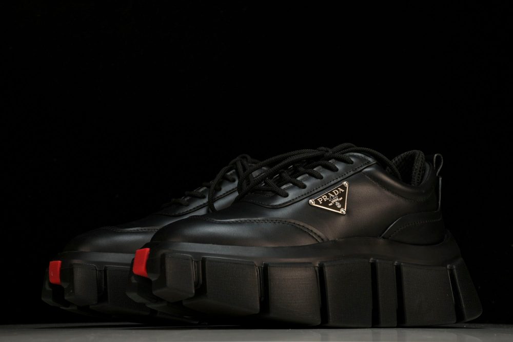 Prada Platform Chunky Sneaker 'Black' - Image 2