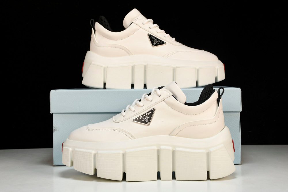 Prada Platform Chunky Sneaker 'Cream' - Image 30