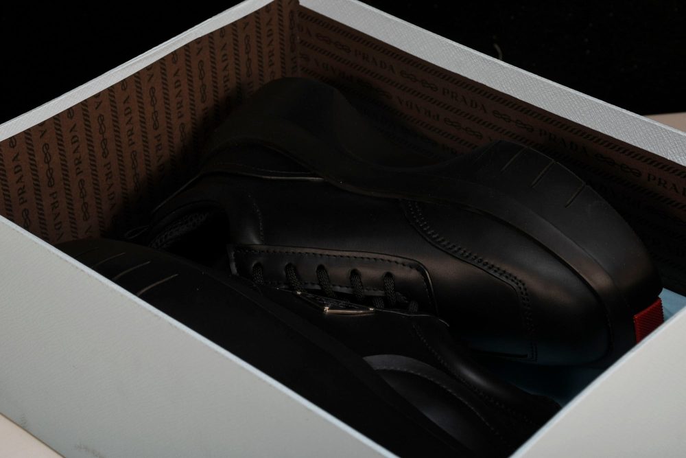 Prada Platform Sneaker 'Black' - Image 22