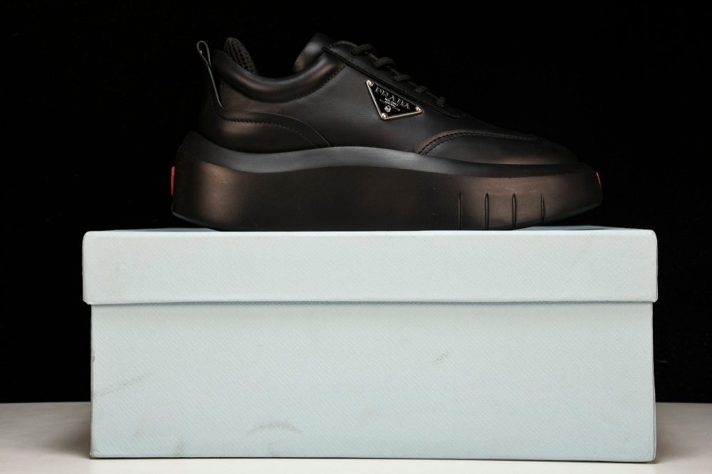 Prada Platform Sneaker 'Black' - Image 18