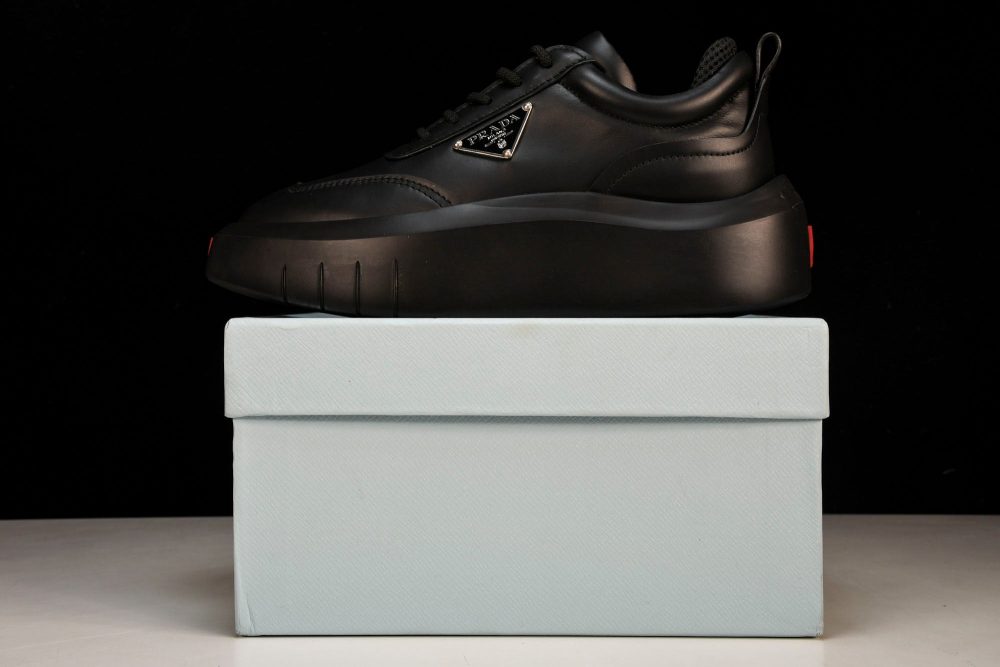 Prada Platform Sneaker 'Black' - Image 27