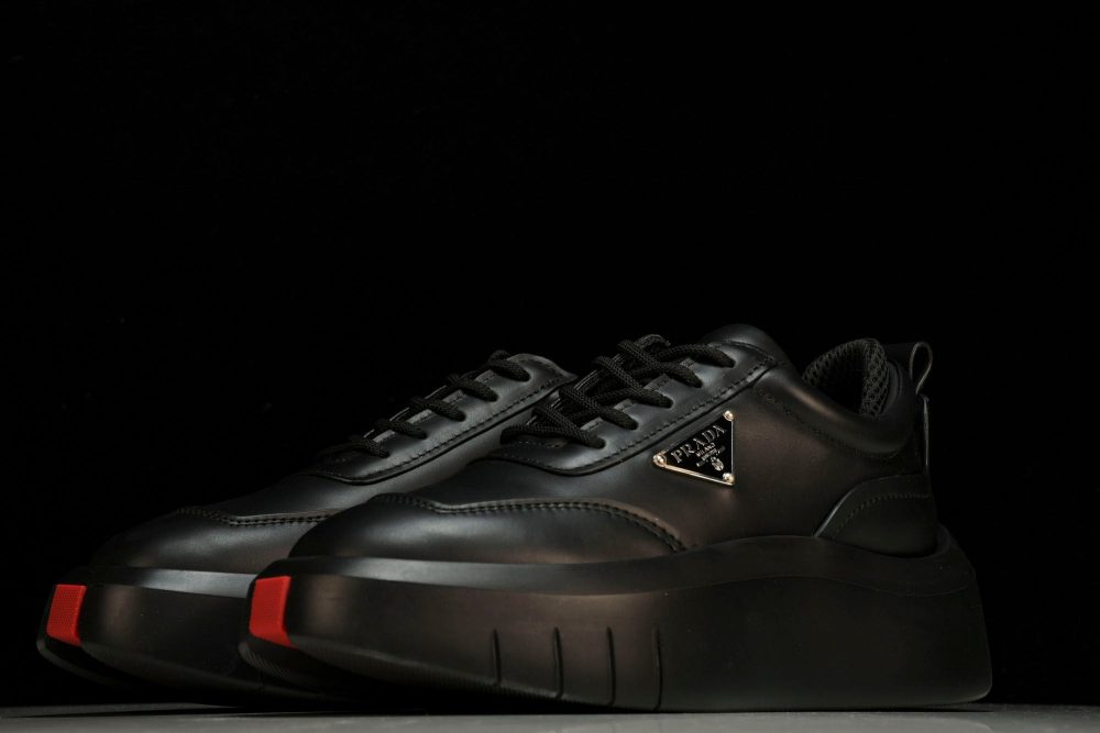 Prada Platform Sneaker 'Black' - Image 2