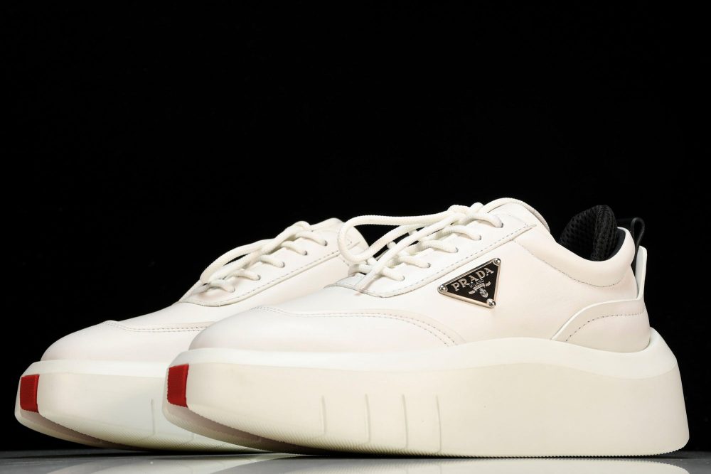Prada Platform Sneaker 'Cream' - Image 2