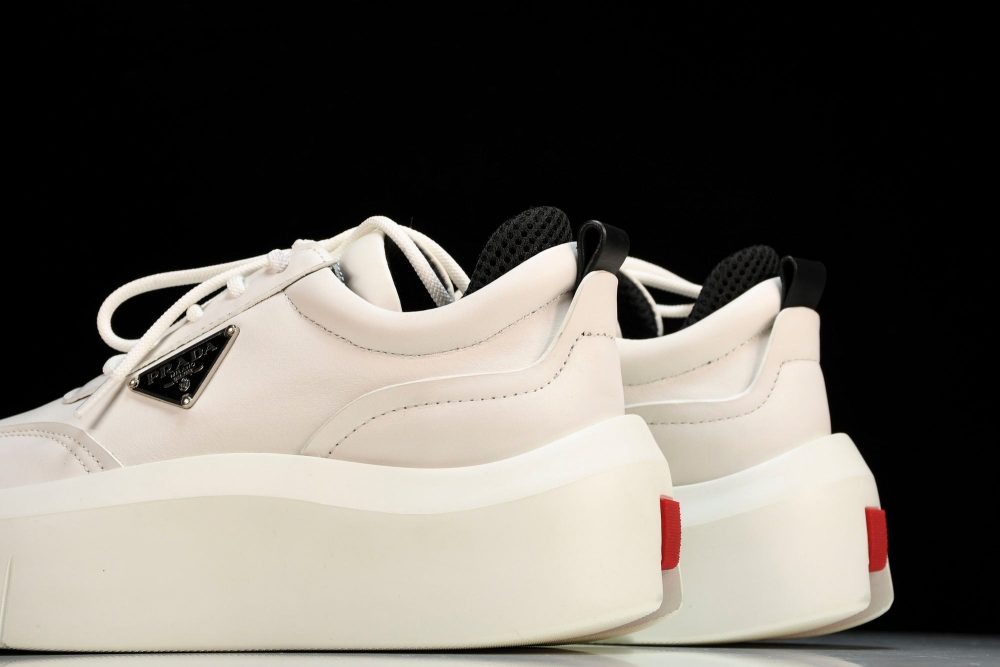 Prada Platform Sneaker 'Cream' - Image 8