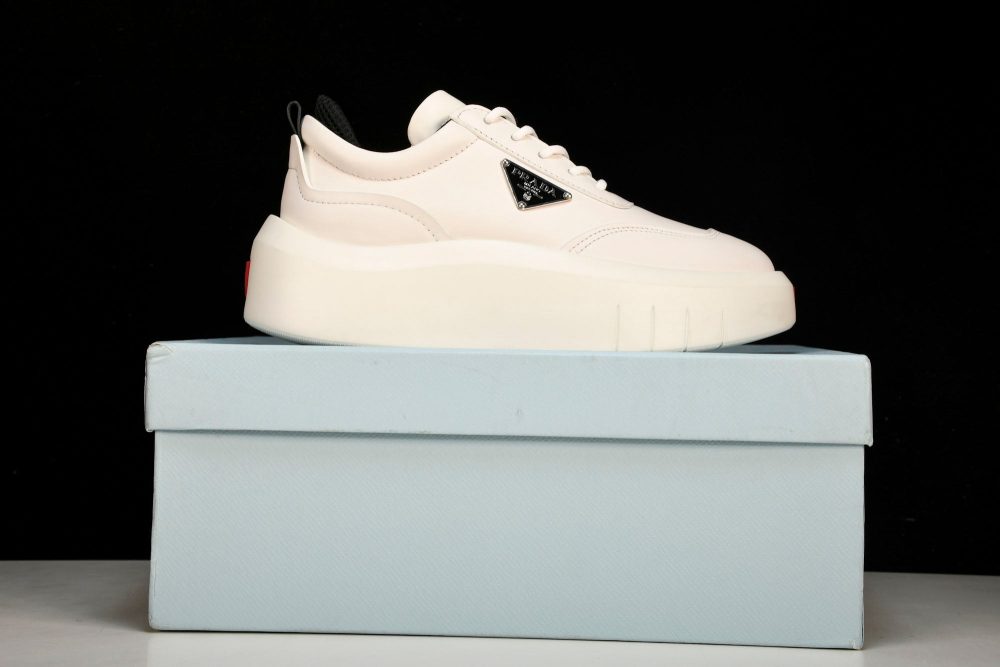 Prada Platform Sneaker 'Cream' - Image 30
