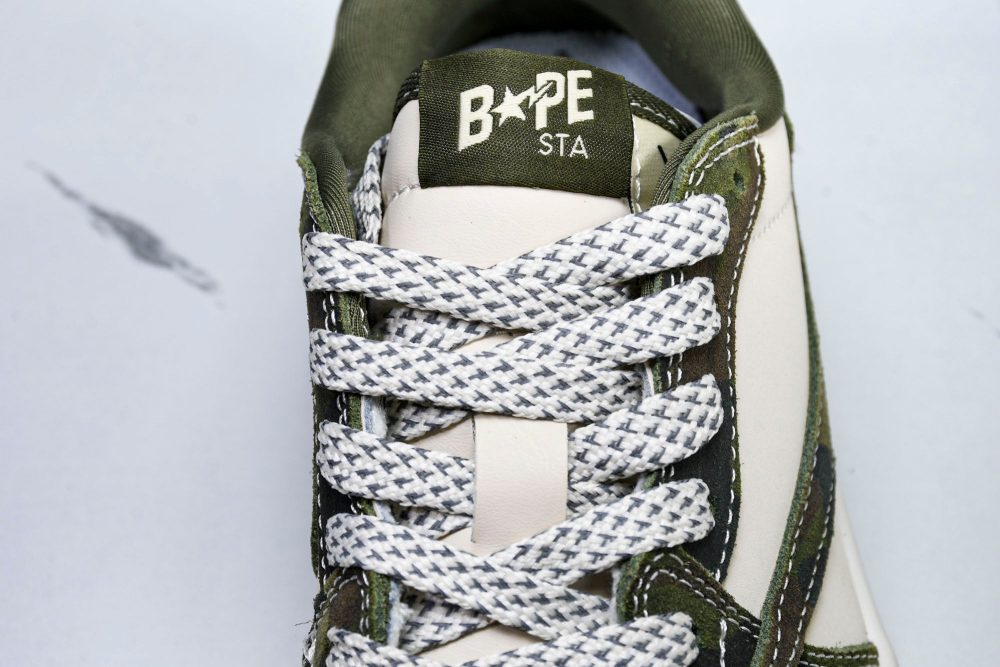 Travis Scott AJ1 Low x BAPE 'Camo' (Custom) - Image 9