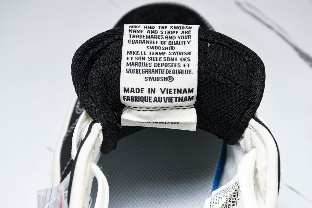 Travis Scott AJ1 Low x Stussy 'Black White Gum' (Custom) - Image 8