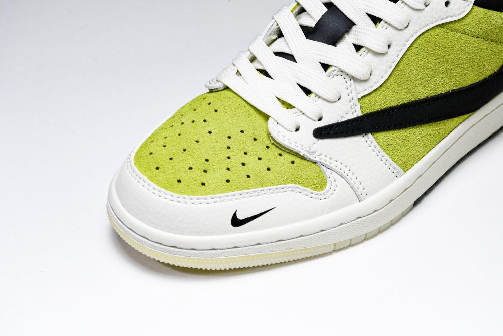 Travis Scott AJ1 Low x Stussy 'Bright Cactus' (Custom) - Image 22
