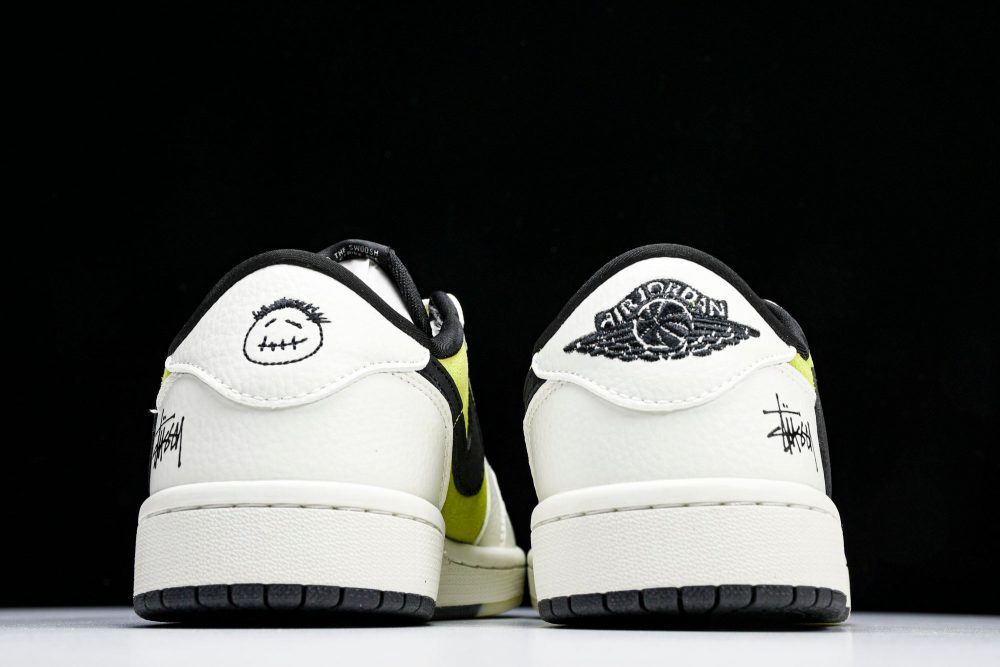 Travis Scott AJ1 Low x Stussy 'Bright Cactus' (Custom) - Image 6