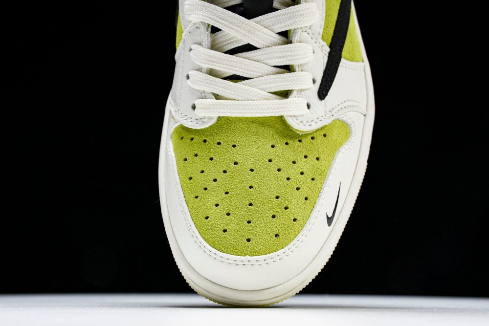 Travis Scott AJ1 Low x Stussy 'Bright Cactus' (Custom) - Image 7