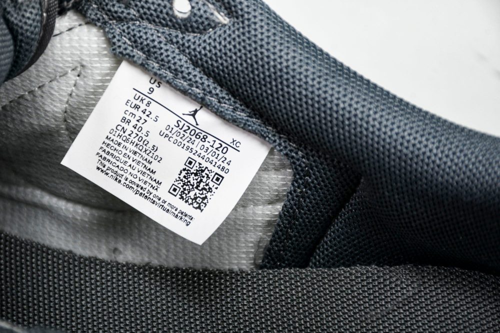 Travis Scott AJ1 Low x Stussy 'Grey' (Custom) - Image 15