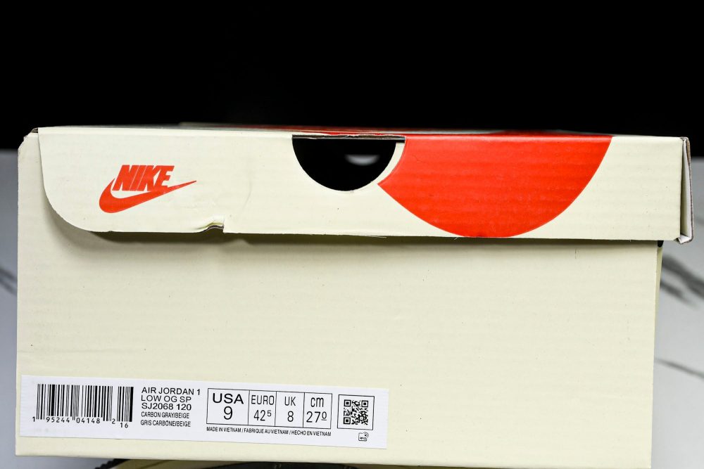 Travis Scott AJ1 Low x Stussy 'Grey' (Custom) - Image 16