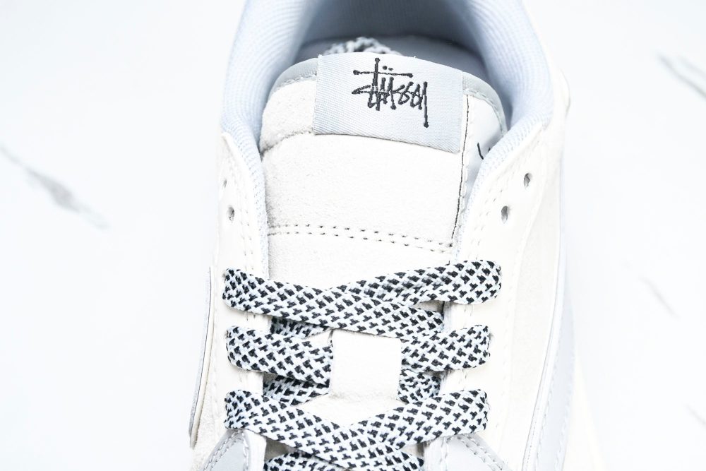 Travis Scott AJ1 Low x Stussy 'Silver' (Custom) - Image 9