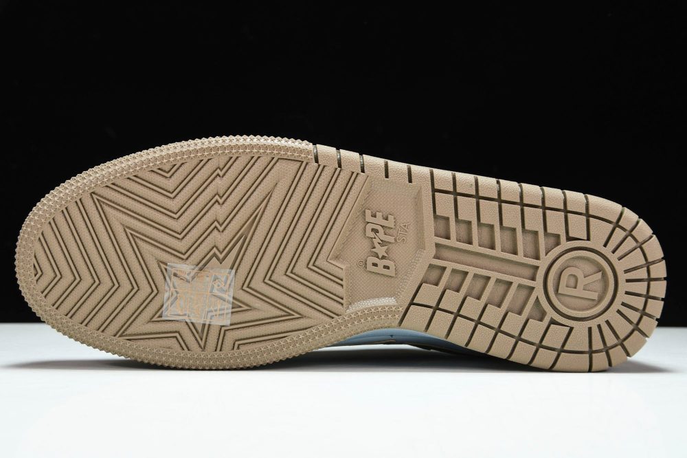 A Bathing Ape Bape Court Sta ‘Beige Blue’ - Image 5