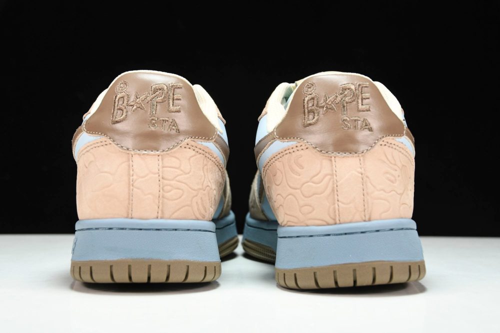 A Bathing Ape Bape Court Sta ‘Beige Blue’ - Image 7