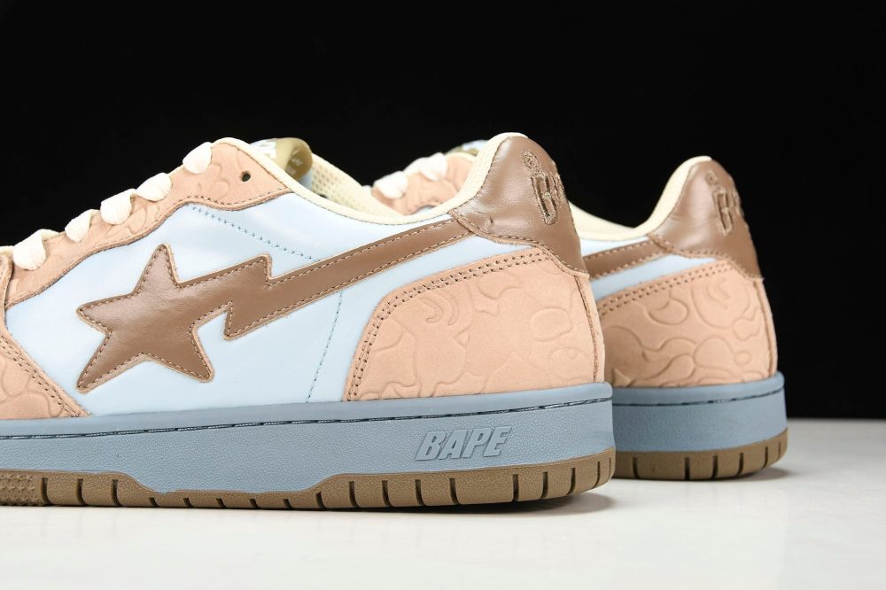 A Bathing Ape Bape Court Sta ‘Beige Blue’ - Image 8