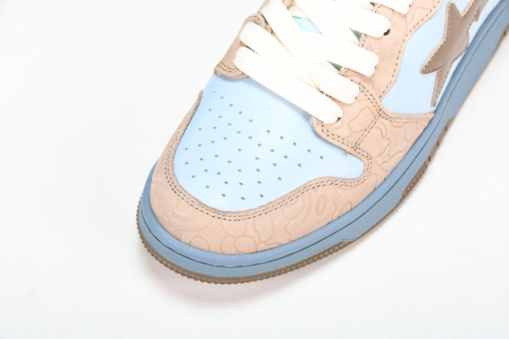 A Bathing Ape Bape Court Sta ‘Beige Blue’ - Image 9