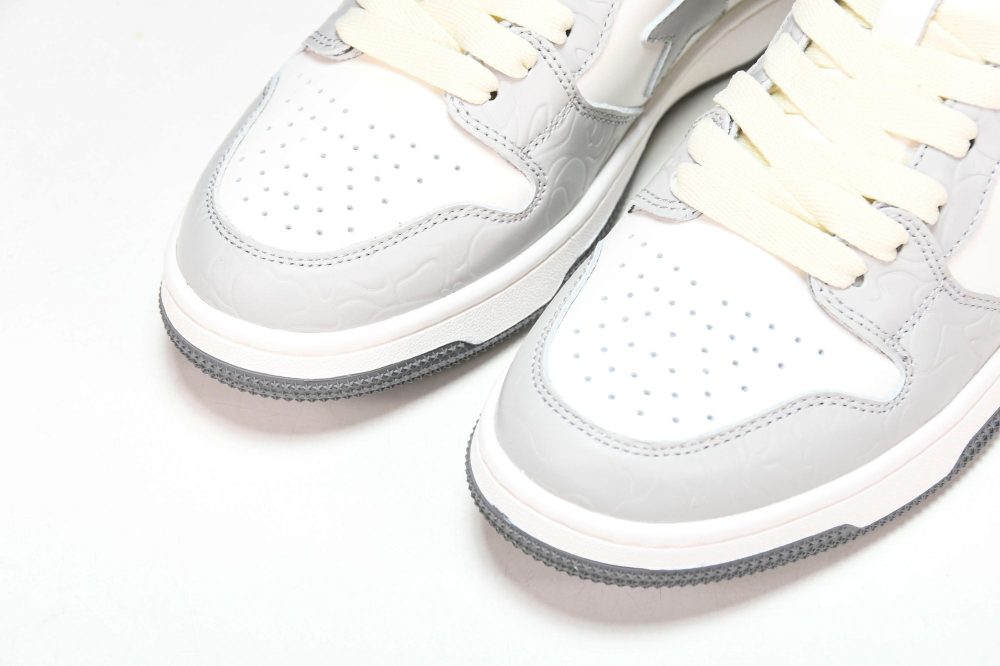 A Bathing Ape Bape Court Sta ‘Light Grey Cream’ - Image 12