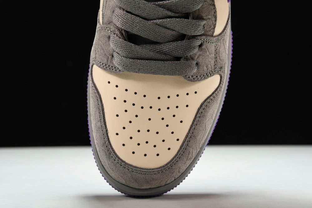 A Bathing Ape Bape Court Sta ‘Mist Grey Royal Purple’ - Image 6