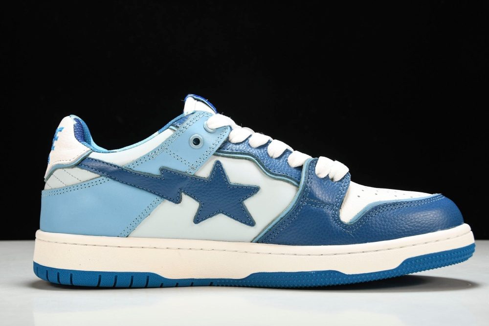 A Bathing Ape Bape SK8 Sta 'ABC Camo - Blue' - Image 3