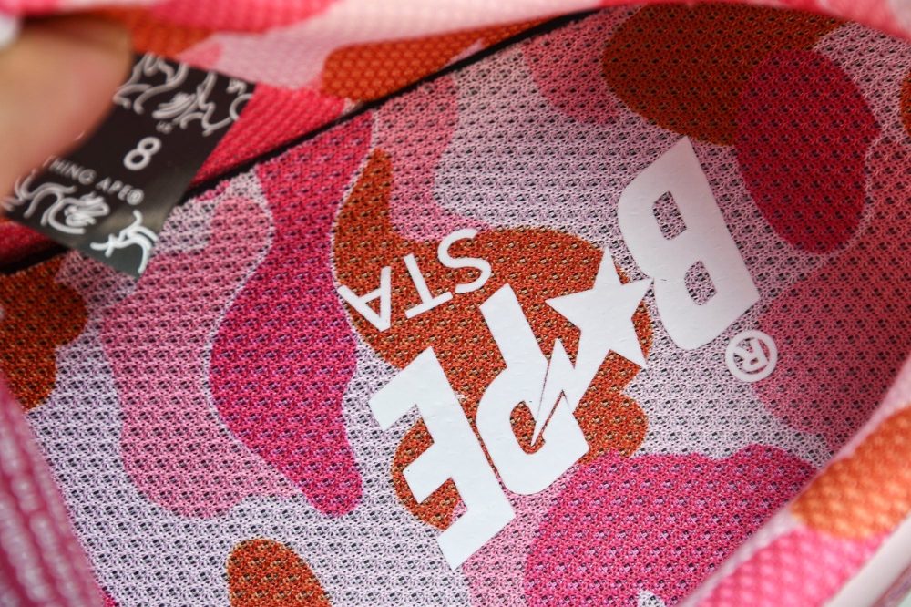 A Bathing Ape Bape SK8 Sta ‘ABC Camo Pink’ - Image 13