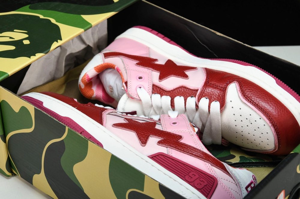 A Bathing Ape Bape SK8 Sta ‘ABC Camo Pink’ - Image 18
