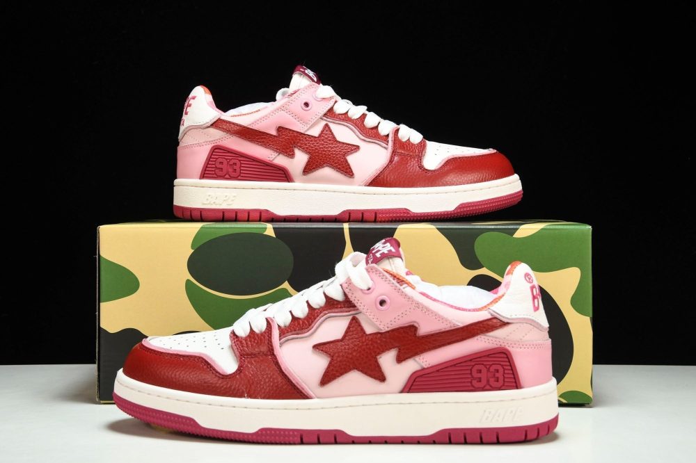 A Bathing Ape Bape SK8 Sta ‘ABC Camo Pink’ - Image 19