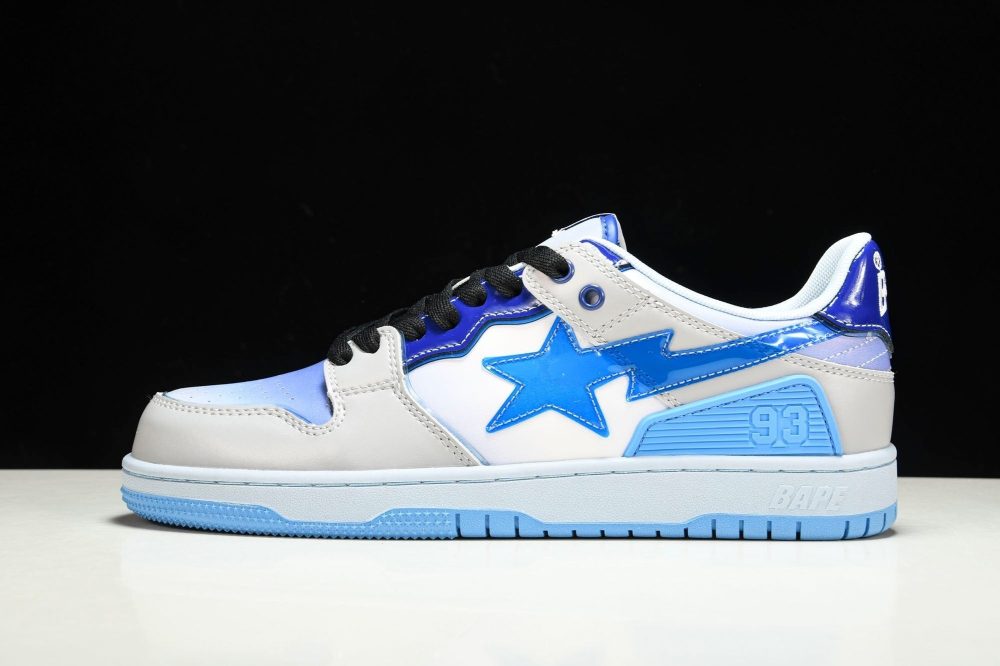 A Bathing Ape Bape SK8 Sta ‘Blue White’