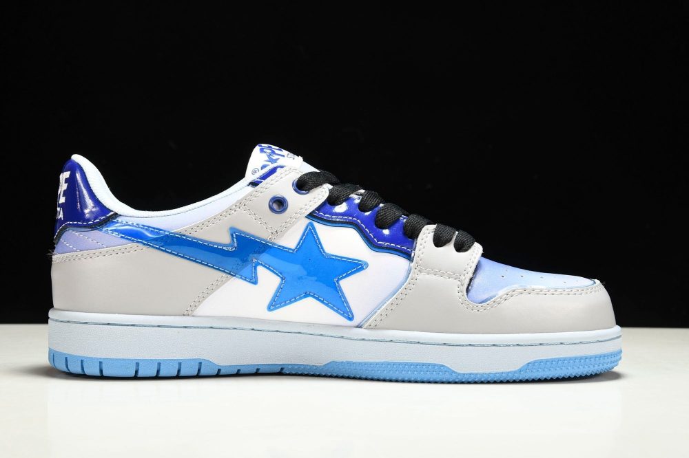 A Bathing Ape Bape SK8 Sta ‘Blue White’ - Image 3