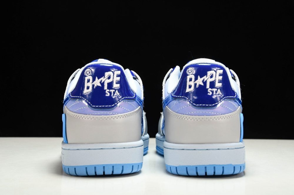A Bathing Ape Bape SK8 Sta ‘Blue White’ - Image 7