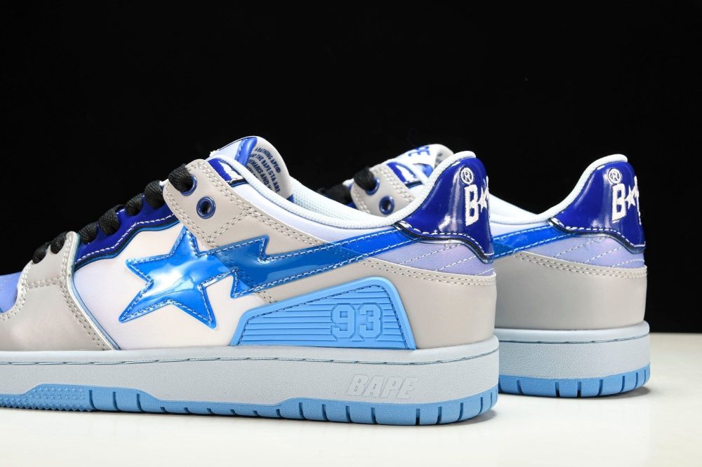 A Bathing Ape Bape SK8 Sta ‘Blue White’ - Image 8
