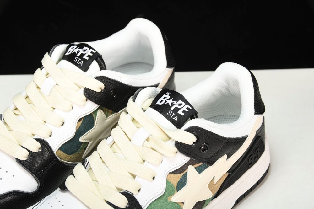 A Bathing Ape Bape SK8 Sta ‘Camo Black’ - Image 12