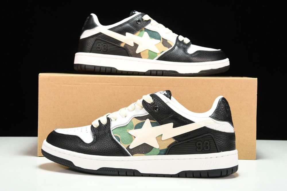 A Bathing Ape Bape SK8 Sta ‘Camo Black’ - Image 15