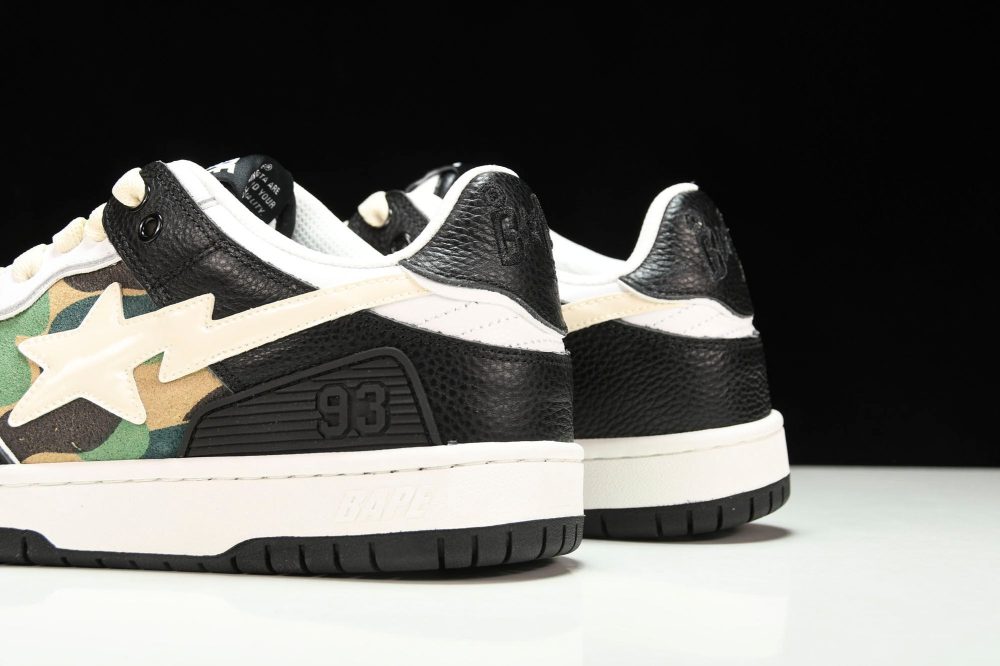A Bathing Ape Bape SK8 Sta ‘Camo Black’ - Image 8
