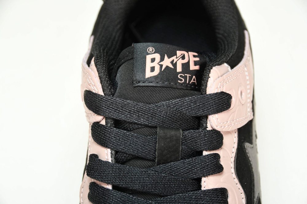 A Bathing Ape Bape SK8 Sta ‘Dirty Pink Black’ - Image 11