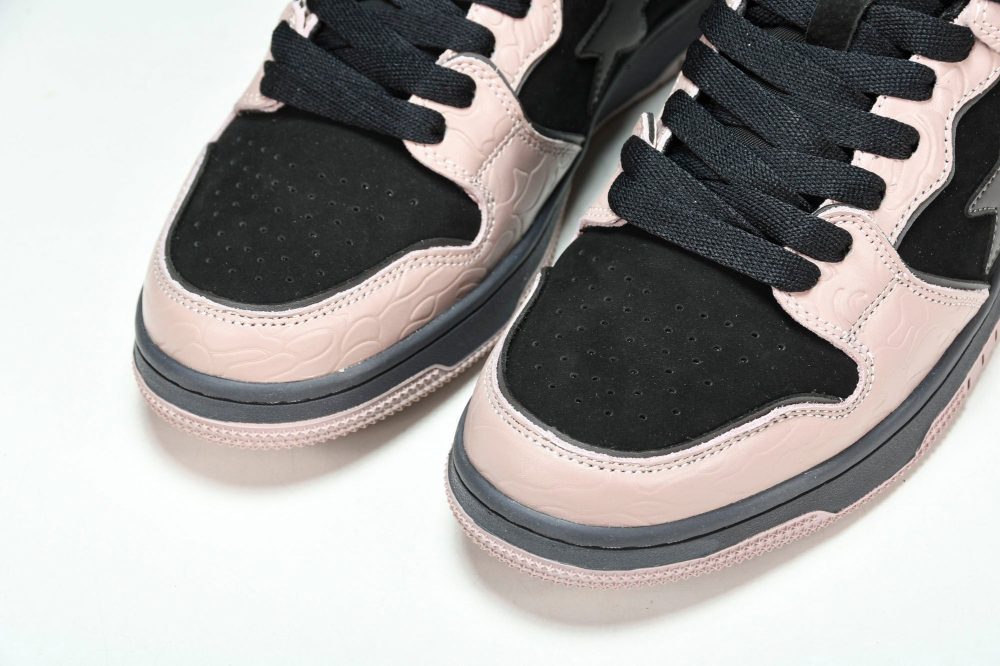 A Bathing Ape Bape SK8 Sta ‘Dirty Pink Black’ - Image 12