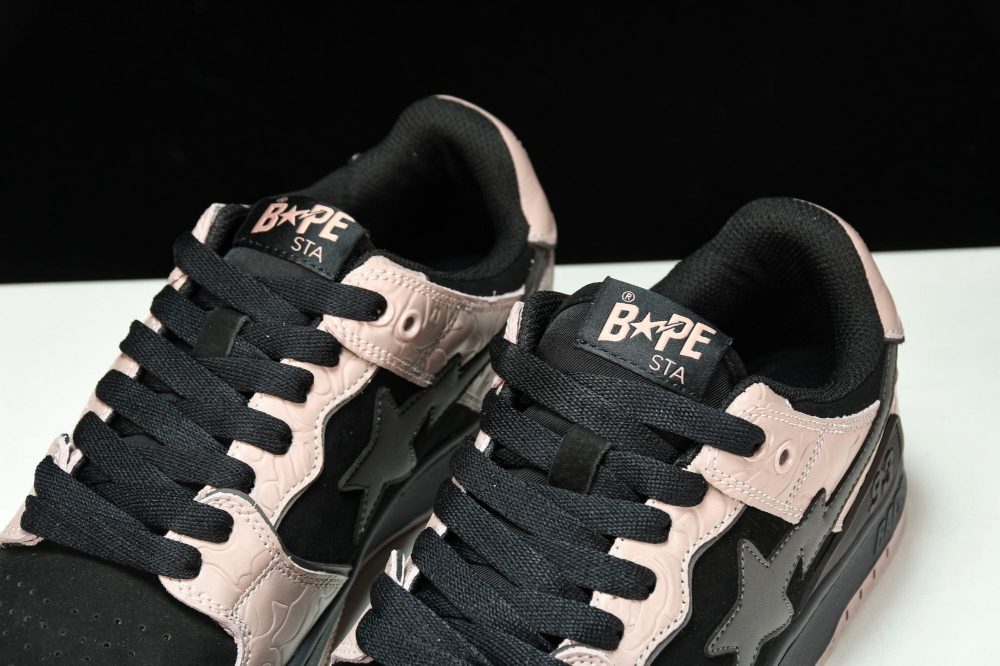 A Bathing Ape Bape SK8 Sta ‘Dirty Pink Black’ - Image 13