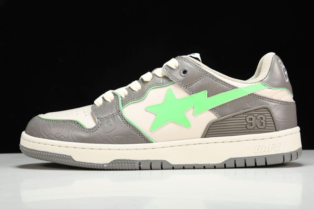 A Bathing Ape Bape SK8 Sta ‘Grey Green’