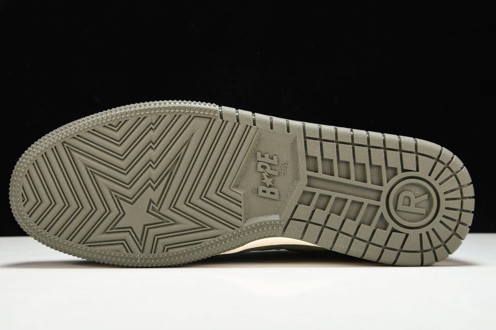 A Bathing Ape Bape SK8 Sta ‘Navy Khaki’ - Image 5