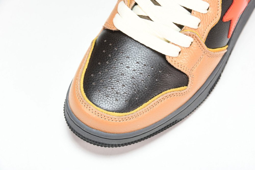 A Bathing Ape Bape SK8 Sta ‘Orange Black’ - Image 9