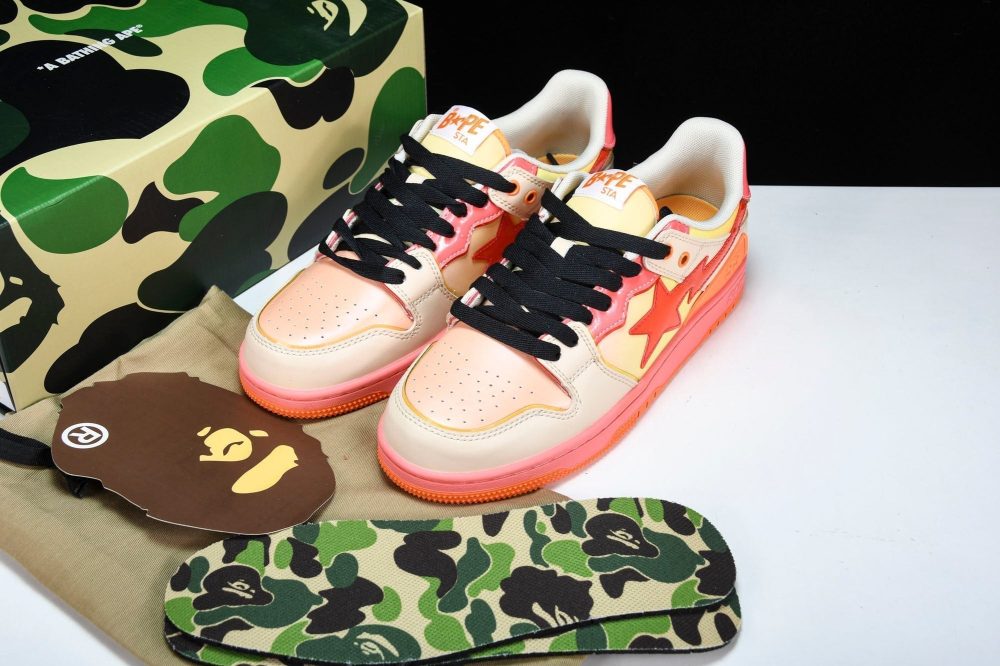 A Bathing Ape Bape SK8 Sta ‘Orange’ - Image 18